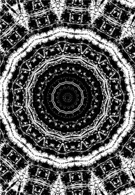 Kaleydoskopik desenli tek renkli süslemeli arkaplan