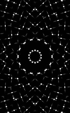 Kaleydoskopik desenli süslemeli tek renkli arkaplan