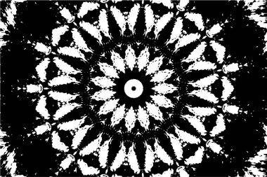 Kaleydoskopik desenli tek renkli süslemeli arkaplan