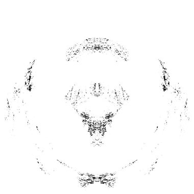 soyut yuvarlak şekil siyah ve beyaz desenli arkaplan