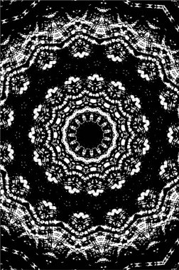 Kaleydoskopik desenli tek renkli süslemeli arkaplan