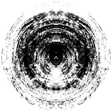 siyah ve beyaz yuvarlak grunge doku arkaplanı 