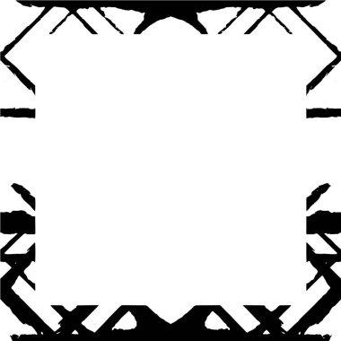 Siyah beyaz arka plan şablonu. Soyut grunge çerçevesi.