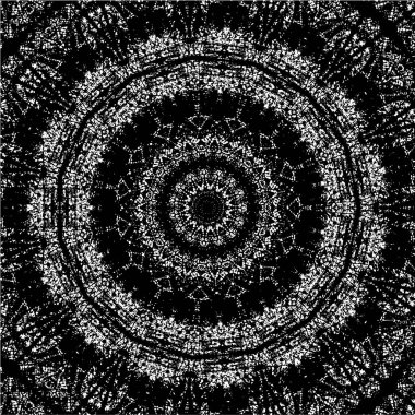 Kaleydoskopik desenli tek renkli süslemeli arkaplan