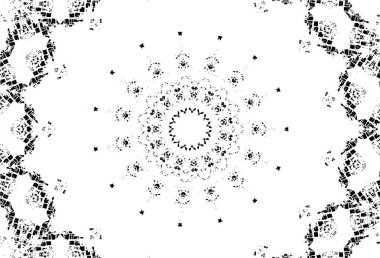 Kaleydoskopik desenli tek renkli süslemeli arkaplan