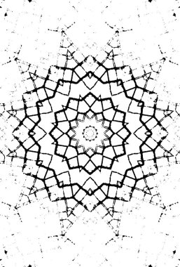 Tek renkli süslemeli arka plan. Mandala deseni.