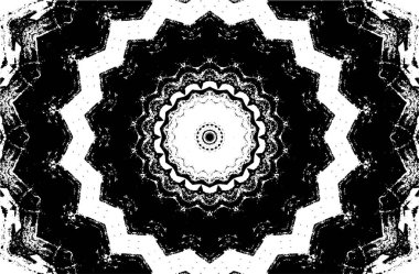 Kaleydoskopik desenli tek renkli süslemeli arkaplan