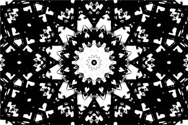 Kaleydoskopik desenli tek renkli süslemeli arkaplan