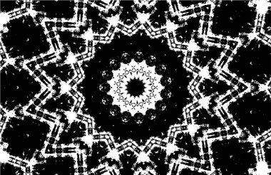 Kaleydoskopik desenli tek renkli süslemeli arkaplan