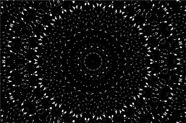 Kaleydoskopik desenli tek renkli süslemeli arkaplan