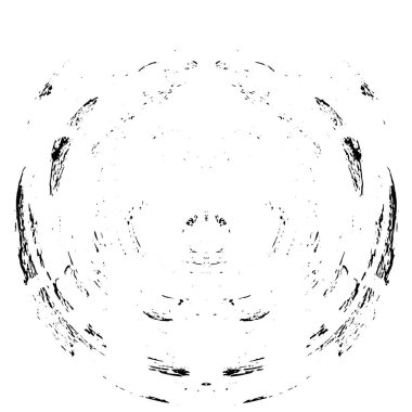 siyah ve beyaz yuvarlak grunge doku arkaplanı 