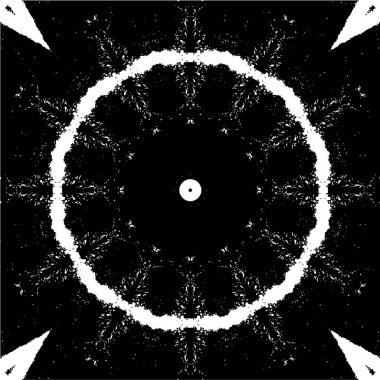 Kaleydoskopik desenli tek renkli süslemeli arkaplan