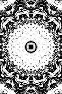 Kaleydoskopik desenli tek renkli süslemeli arkaplan