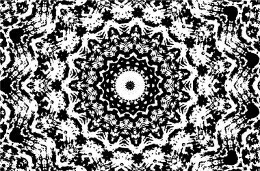 Kaleydoskopik desenli tek renkli süslemeli arkaplan