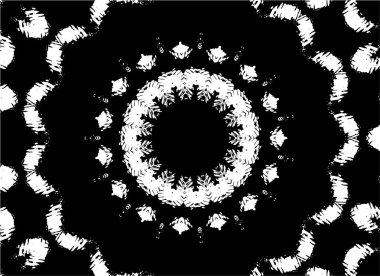 Kaleydoskopik desenli tek renkli süslemeli arkaplan