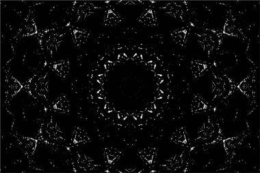 Kaleydoskopik desenli tek renkli süslemeli arkaplan