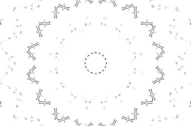 Kaleydoskopik desenli tek renkli süslemeli arkaplan