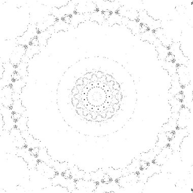 Arkaplan için fütüristik soyut grunge yuvarlak deseni, vektör illüstrasyonu