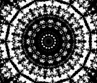 Arkaplan için fütüristik soyut grunge yuvarlak deseni, vektör illüstrasyonu