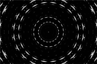 Arkaplan için fütüristik soyut grunge yuvarlak deseni, vektör illüstrasyonu