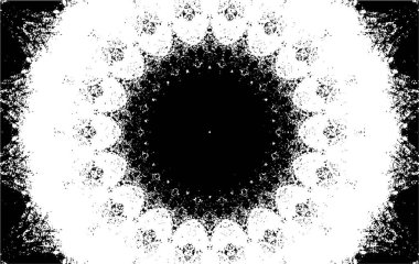 Kaleydoskopik desenli tek renkli süslemeli arkaplan