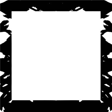 Siyah beyaz arka plan şablonu. Soyut grunge çerçevesi.