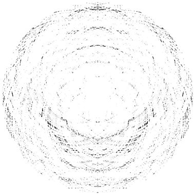 Arkaplan için fütüristik soyut grunge yuvarlak deseni, vektör illüstrasyonu