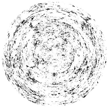 Arkaplan için fütüristik soyut grunge yuvarlak deseni, vektör illüstrasyonu