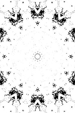 Arkaplan için fütüristik soyut grunge yuvarlak deseni, vektör illüstrasyonu