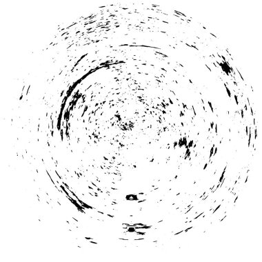 Arkaplan için fütüristik soyut grunge yuvarlak deseni, vektör illüstrasyonu