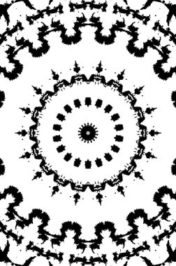 soyut çember deseni, vektör illüstrasyonu