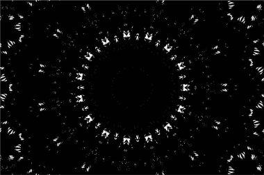 Arkaplan için fütüristik soyut grunge yuvarlak deseni, vektör illüstrasyonu