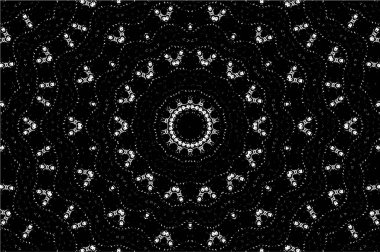 Arkaplan için fütüristik soyut grunge yuvarlak deseni, vektör illüstrasyonu