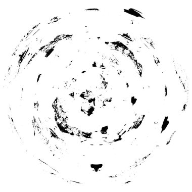 Arkaplan için fütüristik soyut grunge yuvarlak deseni, vektör illüstrasyonu