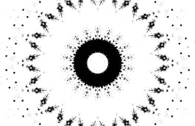 Arkaplan için fütüristik soyut grunge yuvarlak deseni, vektör illüstrasyonu