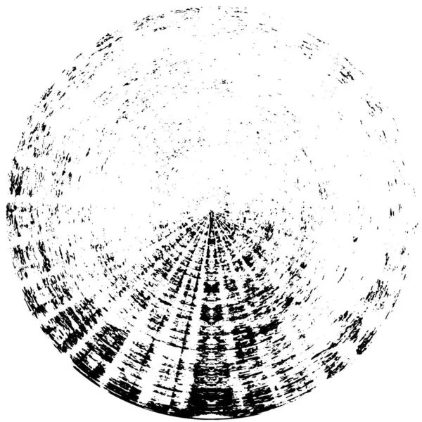 Чорна Кругла Форма Білому Тлі Векторна Ілюстрація — стоковий вектор