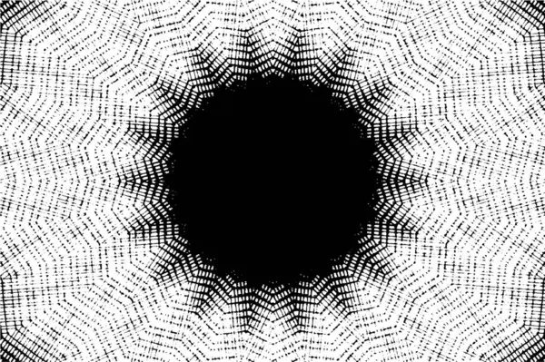 Fond Ornemental Monochrome Modèle Mandala — Image vectorielle