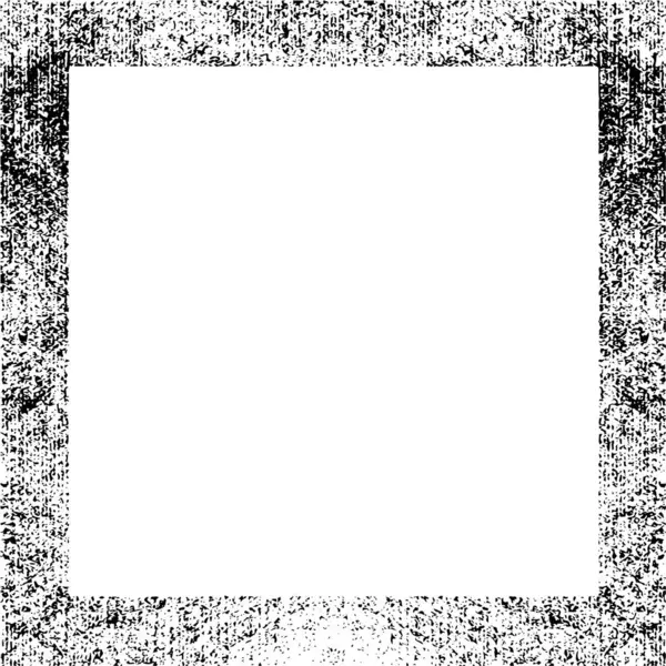 Modèle Fond Noir Blanc Cadre Grunge Abstrait — Image vectorielle