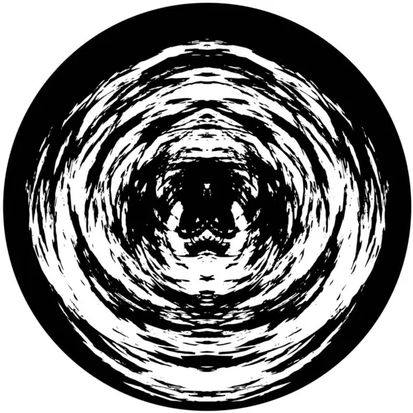 白色背景的抽象黑色圆形邮票 — 图库矢量图片