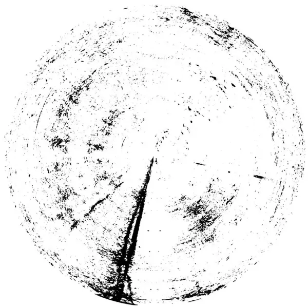 Чорно Білий Круглий Фон Гранжева Текстура — стоковий вектор