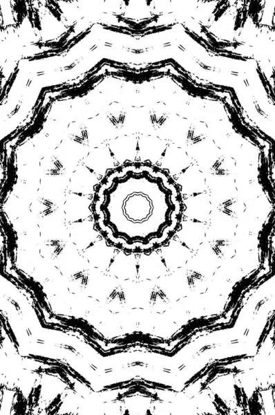 Abstraktes Grunge Modern Pattern Schwarz Und Weiß — Stockvektor