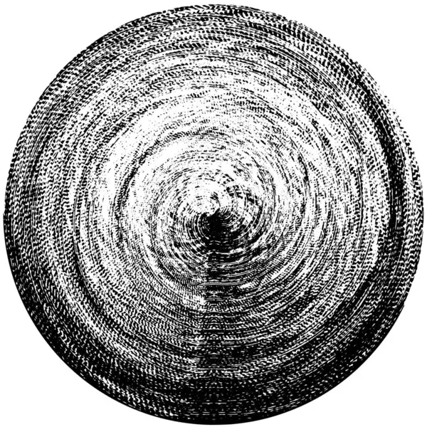 Абстрактний Круглий Фон Чорно Білої Текстури — стоковий вектор