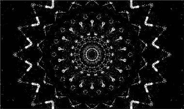 Arkaplan için fütüristik soyut grunge yuvarlak deseni, vektör illüstrasyonu