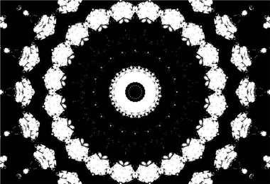 Arkaplan için fütüristik soyut grunge yuvarlak deseni, vektör illüstrasyonu