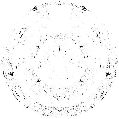 Arkaplan için fütüristik soyut grunge yuvarlak deseni, vektör illüstrasyonu