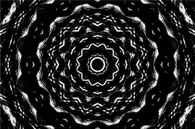 Arkaplan için fütüristik soyut grunge yuvarlak deseni, vektör illüstrasyonu