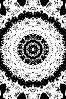 Arkaplan için fütüristik soyut grunge yuvarlak deseni, vektör illüstrasyonu