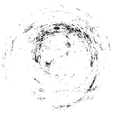 Arkaplan için fütüristik soyut grunge yuvarlak deseni, vektör illüstrasyonu