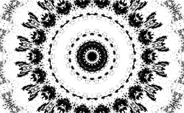 Arkaplan için fütüristik soyut grunge yuvarlak deseni, vektör illüstrasyonu