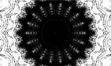 Arkaplan için fütüristik soyut grunge yuvarlak deseni, vektör illüstrasyonu